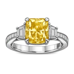 Transparent PNG of the GTA V item diamond_ring_with_yellow_diamond_looking_like_from_the_front_not_from_the_top_an