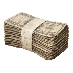 Transparent PNG of the GTA V item dirty_money_stack_dollars