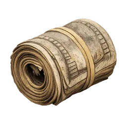 Transparent PNG of the GTA V item dirty_rolled_cash