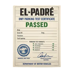Transparent PNG of the GTA V item dmv_parking_test_certaficate_passed_document_large_official_el_padr_title_at_the
