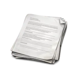Transparent PNG of the GTA V item document_paper