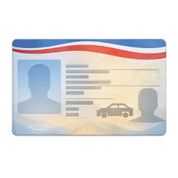 Transparent PNG of the GTA V item driver_license