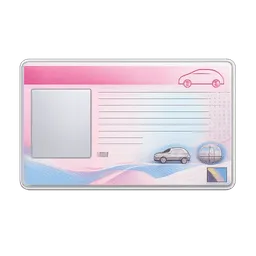 Transparent PNG of the GTA V item driver_license_for_car