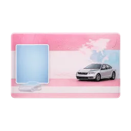 Transparent PNG of the GTA V item driver_license_for_car_1