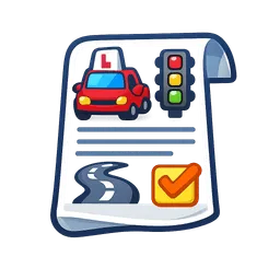Transparent PNG of the GTA V item driving_school_paper