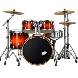 Transparent PNG of the GTA V item drumset