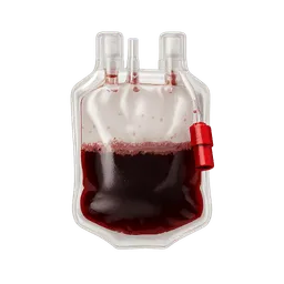 Transparent PNG of the GTA V item ein_kleiner_teilweise_gef_llter_100ml_blutbeutel_mit_rotem_port