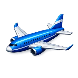 Transparent PNG of the GTA V item ein_normales_flugzeug_in_blau_mit_bisschen_wei