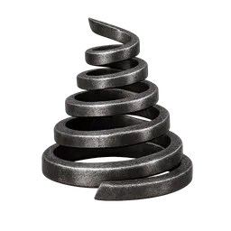 Transparent PNG of the GTA V item eisenfeder_inform_einer_spiralle