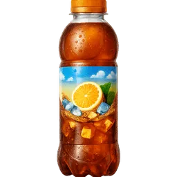 Transparent PNG of the GTA V item eistee_in_einer_flasche_mit_dem_eistee_design