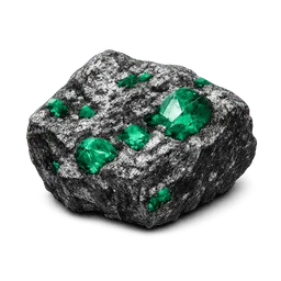 Transparent PNG of the GTA V item emerald_ore