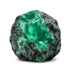 Transparent PNG of the GTA V item emerald_uncut