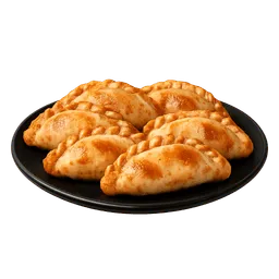 Transparent PNG of the GTA V item empanadas_on_black_plate