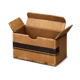 Transparent PNG of the GTA V item empty_cardboard_box_ammo_box