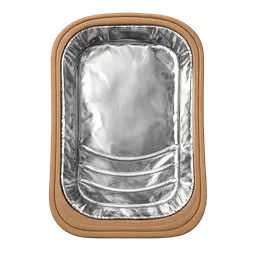 Transparent PNG of the GTA V item empty_package_for_ham_without_label_brown_packaging_and_foil_on_it