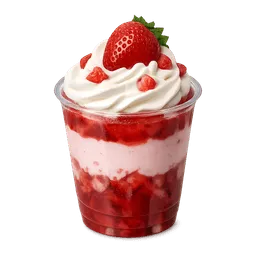 Transparent PNG of the GTA V item erdbeer_desert_in_becher_mit_erdbere_als_toping_und_sahne