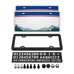 Transparent PNG of the GTA V item fake_plate_kit