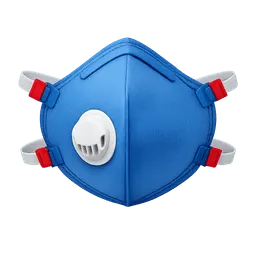 Transparent PNG of the GTA V item ffp3_mask_in_blue