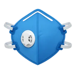 Transparent PNG of the GTA V item ffp3_mask_in_blue_1