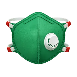 Transparent PNG of the GTA V item ffp3_mask_in_green