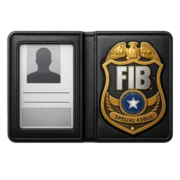 Transparent PNG of the GTA V item fib_badge