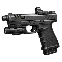 Transparent PNG of the GTA V item fictional_glock