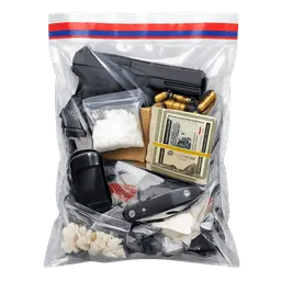 Transparent PNG of the GTA V item filled_evidence_bag
