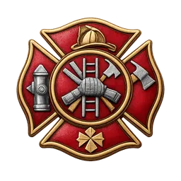 Transparent PNG of the GTA V item fire_department_logo