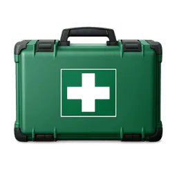Transparent PNG of the GTA V item first_aid_kit_in_green_with_a_cross