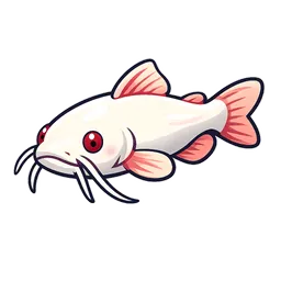 Transparent PNG of the GTA V item fish_albino_catfish