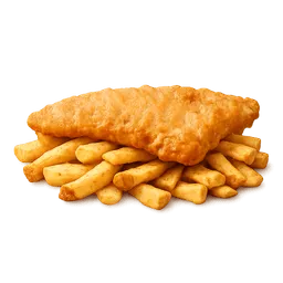 Transparent PNG of the GTA V item fish_chips