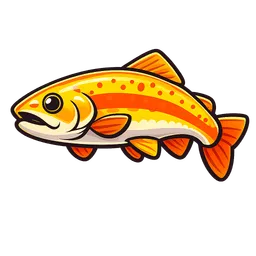 Transparent PNG of the GTA V item fish_golden_trout