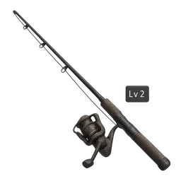 Transparent PNG of the GTA V item fishing_rod_level_2_mit_einer_lv_2_anzeige