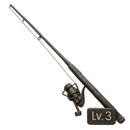 Transparent PNG of the GTA V item fishing_rod_level_3_mit_einer_lv_3anzeige