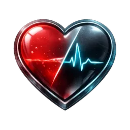Transparent PNG of the GTA V item fivem_heart_status_hud_concept_with_a_premium_gaming_ui_aesthetic_the_design_sho