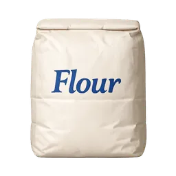 Transparent PNG of the GTA V item flour_bag_saying_flour_on_it