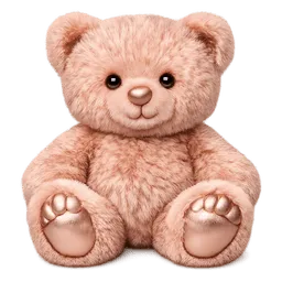 Transparent PNG of the GTA V item fluffy_rose_gold_bear