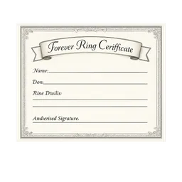 Transparent PNG of the GTA V item foreverring_certificate
