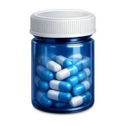 Transparent PNG of the GTA V item frasco_de_pilulas_azul