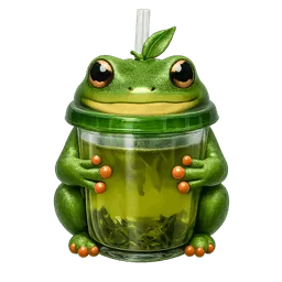 Transparent PNG of the GTA V item frog_green_tea