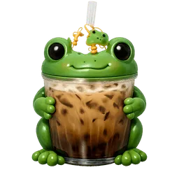 Transparent PNG of the GTA V item frog_iced_coffee