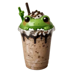 Transparent PNG of the GTA V item frog_mocha_frappe