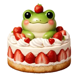 Transparent PNG of the GTA V item frog_strawberry_cake