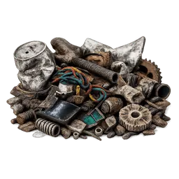 Transparent PNG of the GTA V item garbage_parts_more_realistic