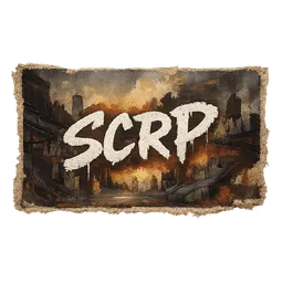Transparent PNG of the GTA V item gem_lde_was_von_dem_rahmen_abgeschnitten_wurde_mit_den_buchstaben_scrp_drauf