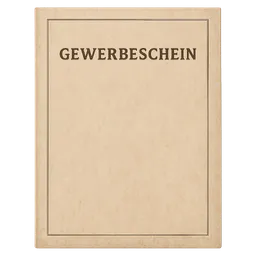 Transparent PNG of the GTA V item gewerbeschein