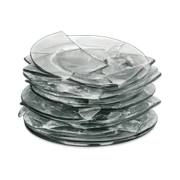 Transparent PNG of the GTA V item glass_plates_waste