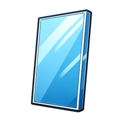 Transparent PNG of the GTA V item glass_sheet_transparent_like_mirror_all_vertical_rotated_1