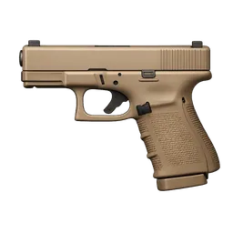 Transparent PNG of the GTA V item glock_19_full_tan
