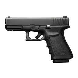 Transparent PNG of the GTA V item glock_20_2d_flat_to_the_right